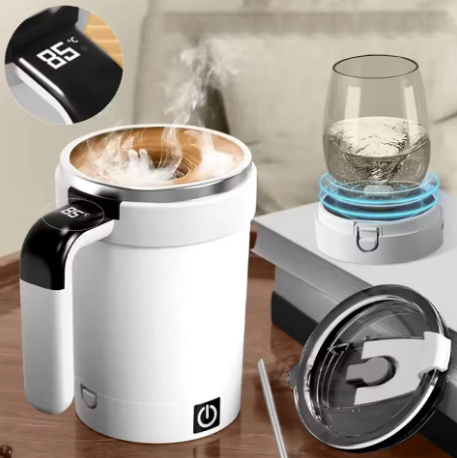 Electric Coffee Self Mixing Mug IP67 Waterproof Coffee Stirring Mug USB Charging