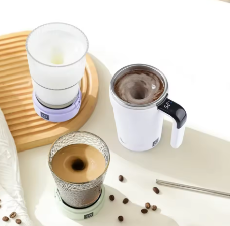 Electric Coffee Self Mixing Mug IP67 Waterproof Coffee Stirring Mug USB Charging