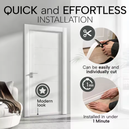 Under Door Draft Stopper Sweep for Exterior Interior Bottom Doors